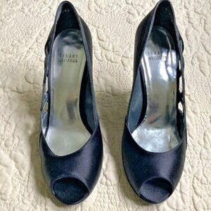 Stuart Weitzman black dress heels, size 8